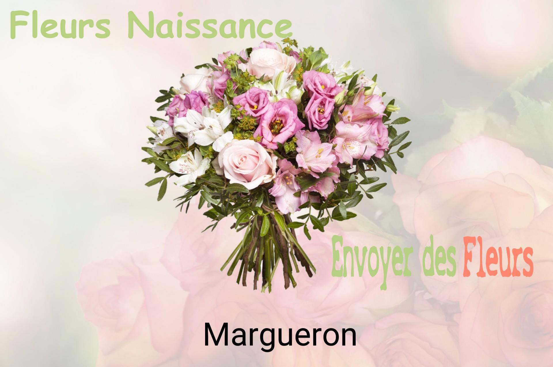 Bouquet de fleurs de naissance livré à Margueron